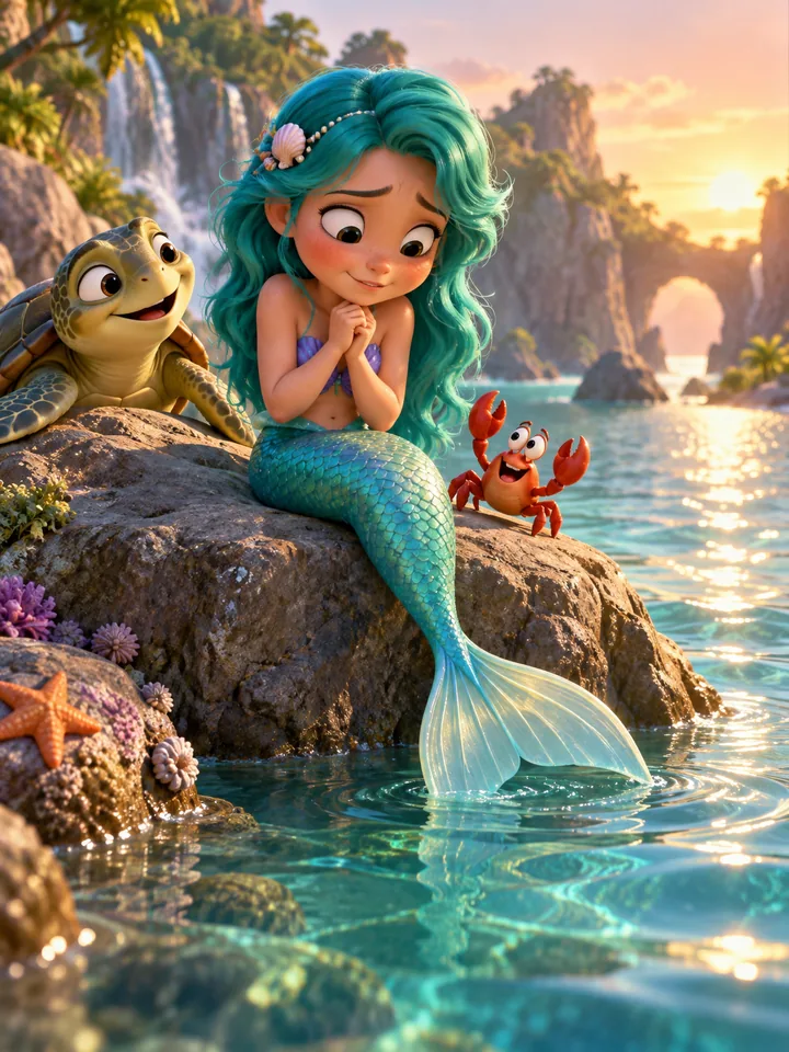 The Mermaid Who Was Scared of Water